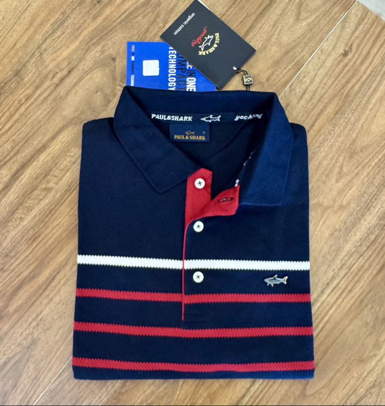P&S SHARK Yacht Club Premium Polo Yaka Kısa Kol