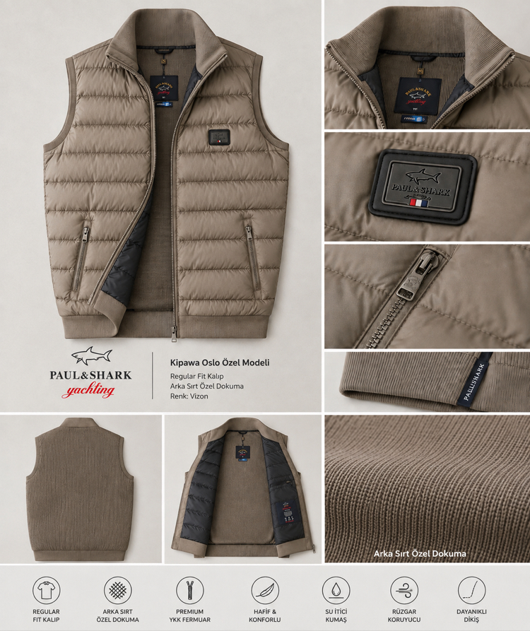 PAUL&SHARK Kipawa Oslo Özel Modeli – Vizon