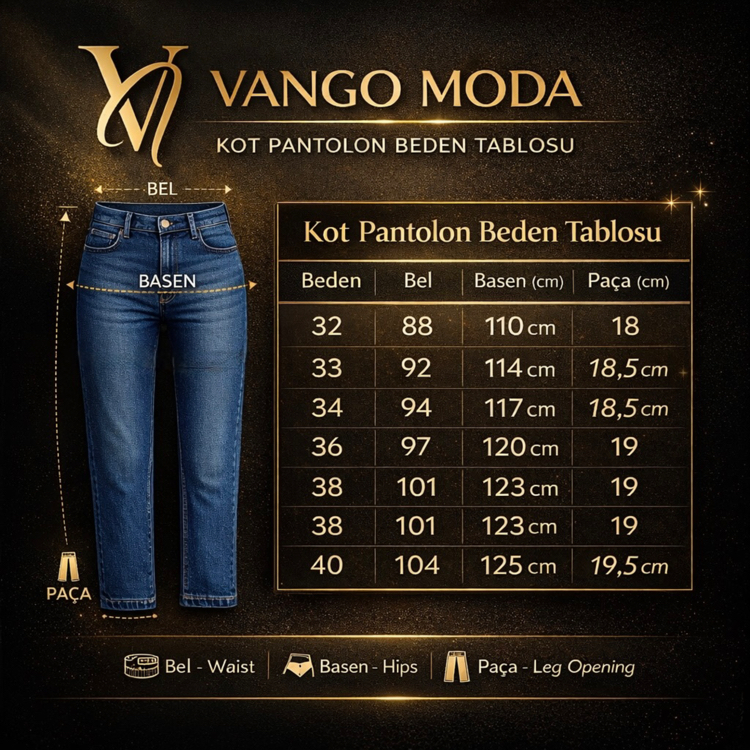 Yeni Sezon LORO PIANA Yurtdışı Premium Jean