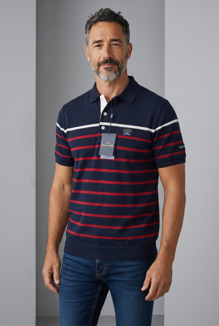 P&S SHARK Yacht Club Yurtdışı Mağaza Polo Yaka