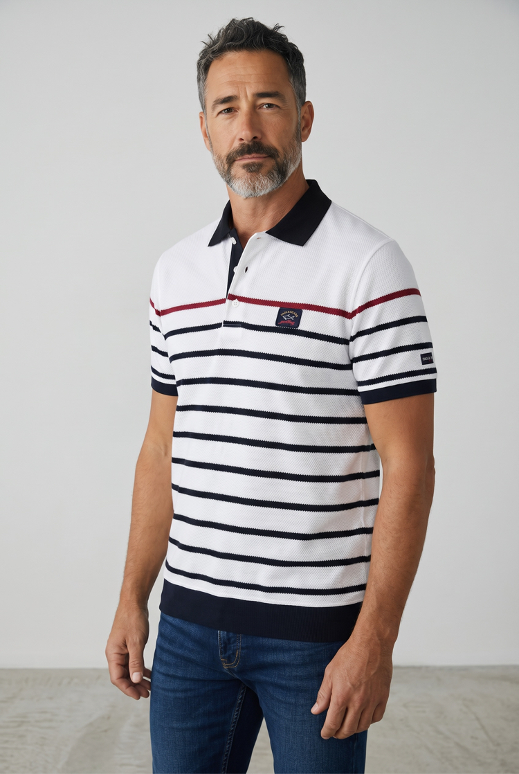 P&S SHARK Yacht Club Yurtdışı Mağaza Polo Yaka