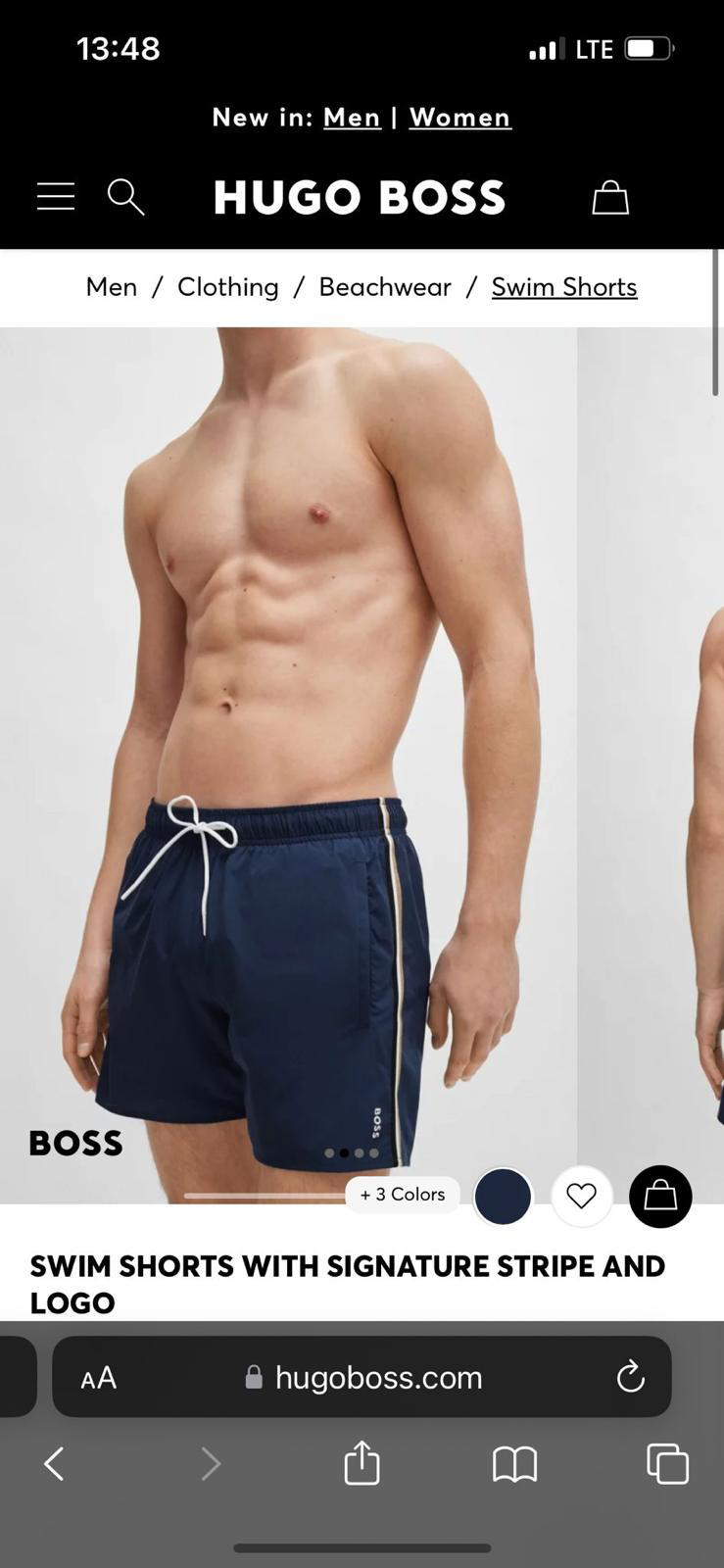 Yurtdışı Orjinal BOSS Deniz Şortu 