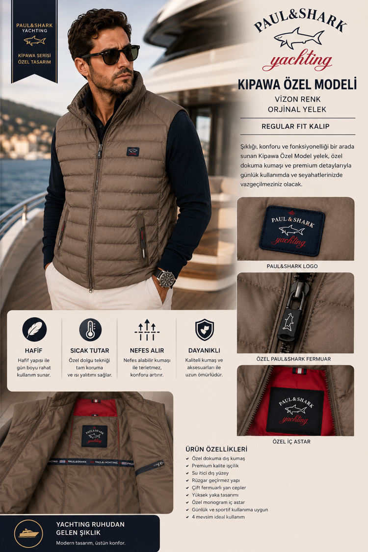 P&S SHARK KİPAWA Oslo Premium Yelek