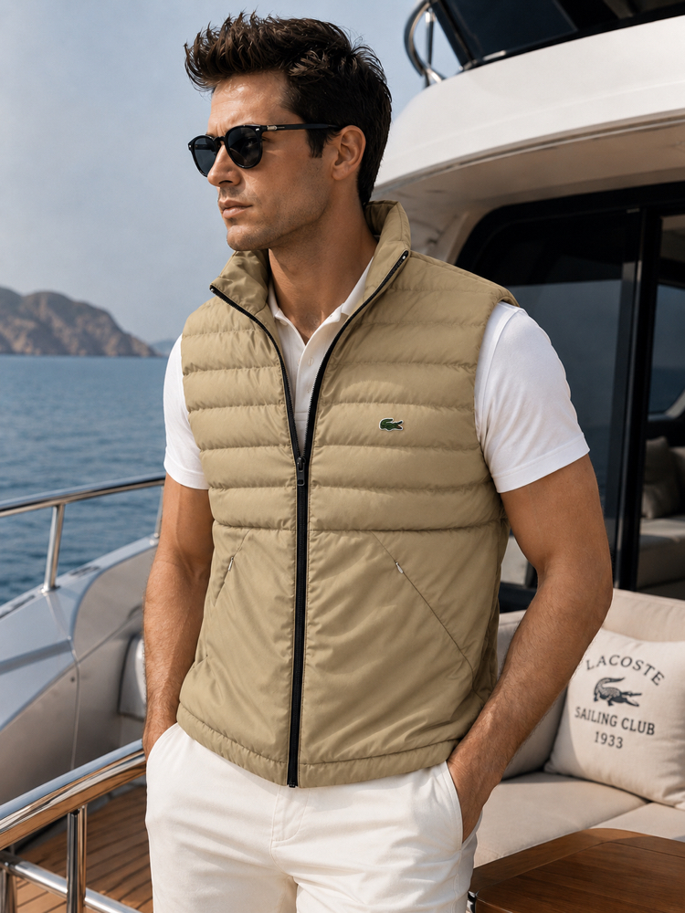 Yeni Mağaza Modeli LACOST Premium Yelek Modeli