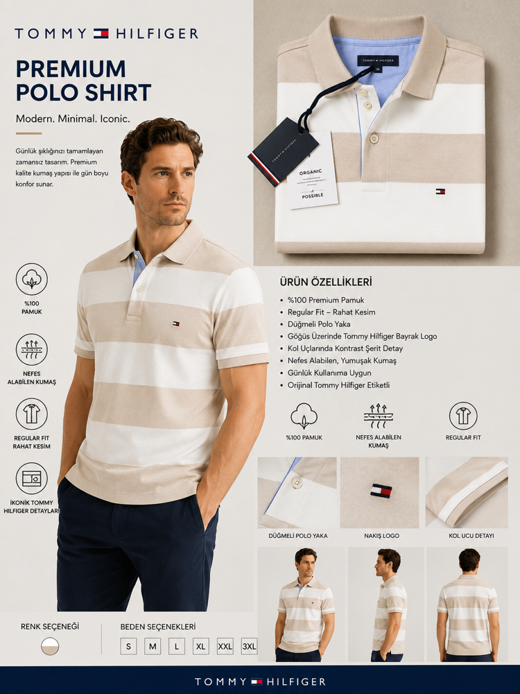 Yeni Sezon TOMMY Premium Polo Yaka