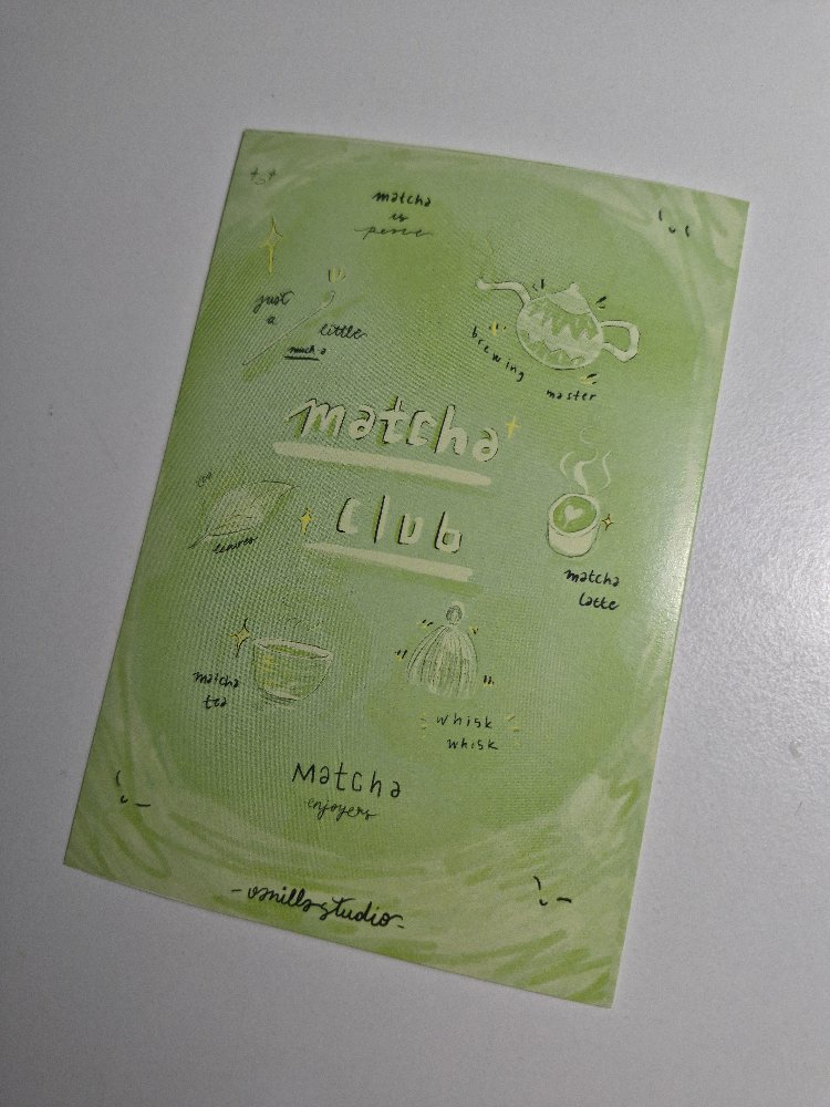 Matcha Club Art Print