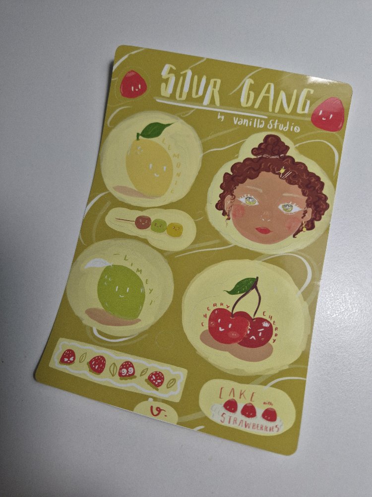 Sour Gang Sticker Sayfası