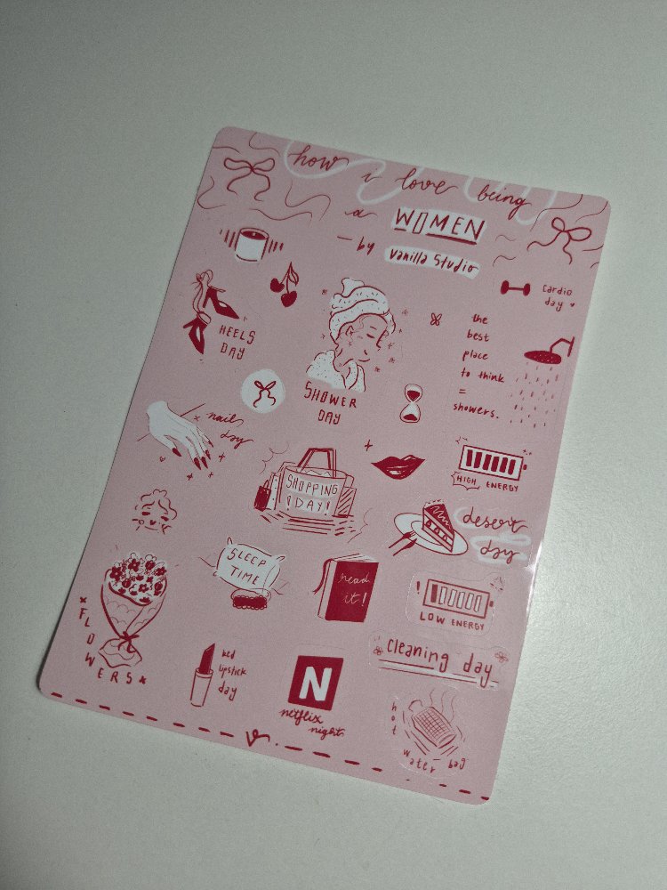 How I Love Being A Women Sticker Sayfası