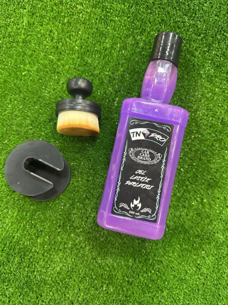JEL LASTİK PARLATICI VE LASTİK FIRÇASI 2LI SET