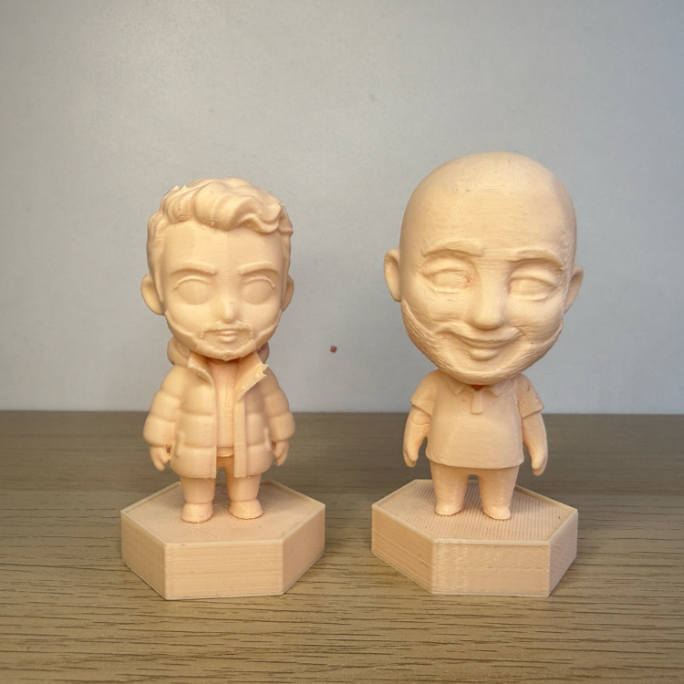 Kişiye Özel 3D Figür Çift Boyama Seti (10 CM)