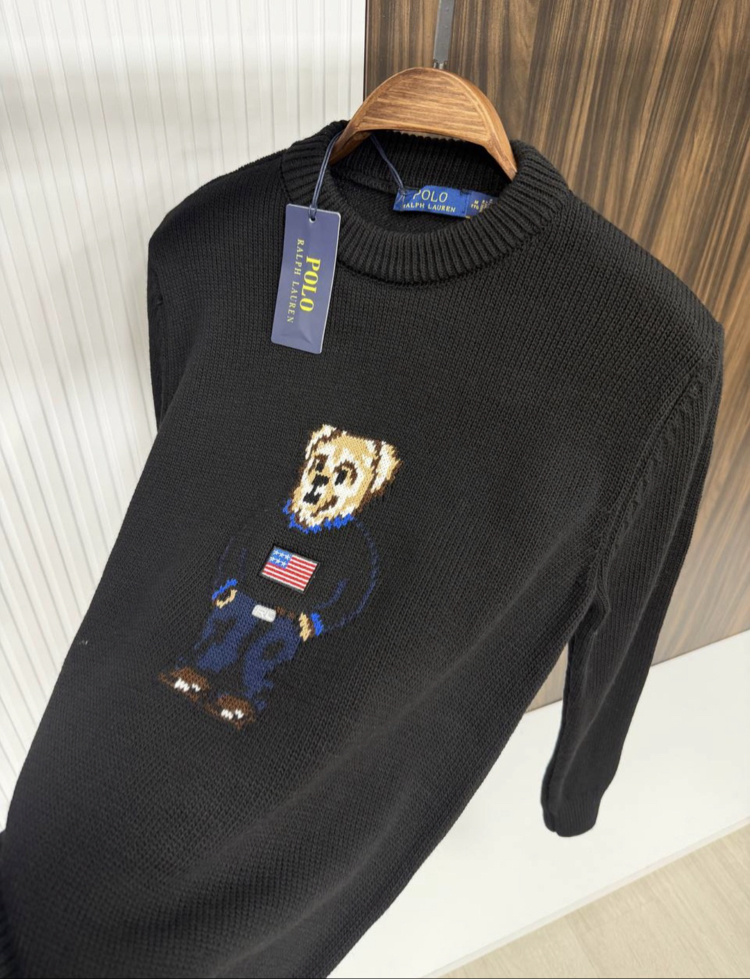 RALPH LAUREN BLACK İTHAL KAZAK