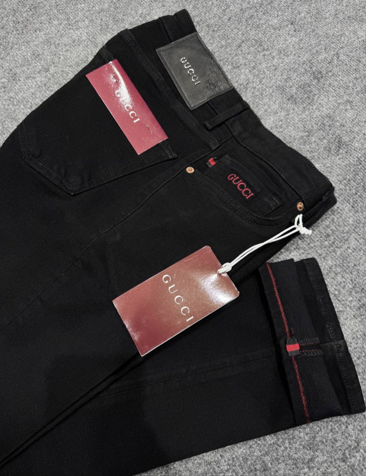 GUCCI BLACK JEANS PANTOLON İTHAL 
