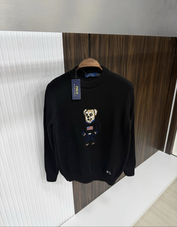 RALPH LAUREN BLACK İTHAL KAZAK