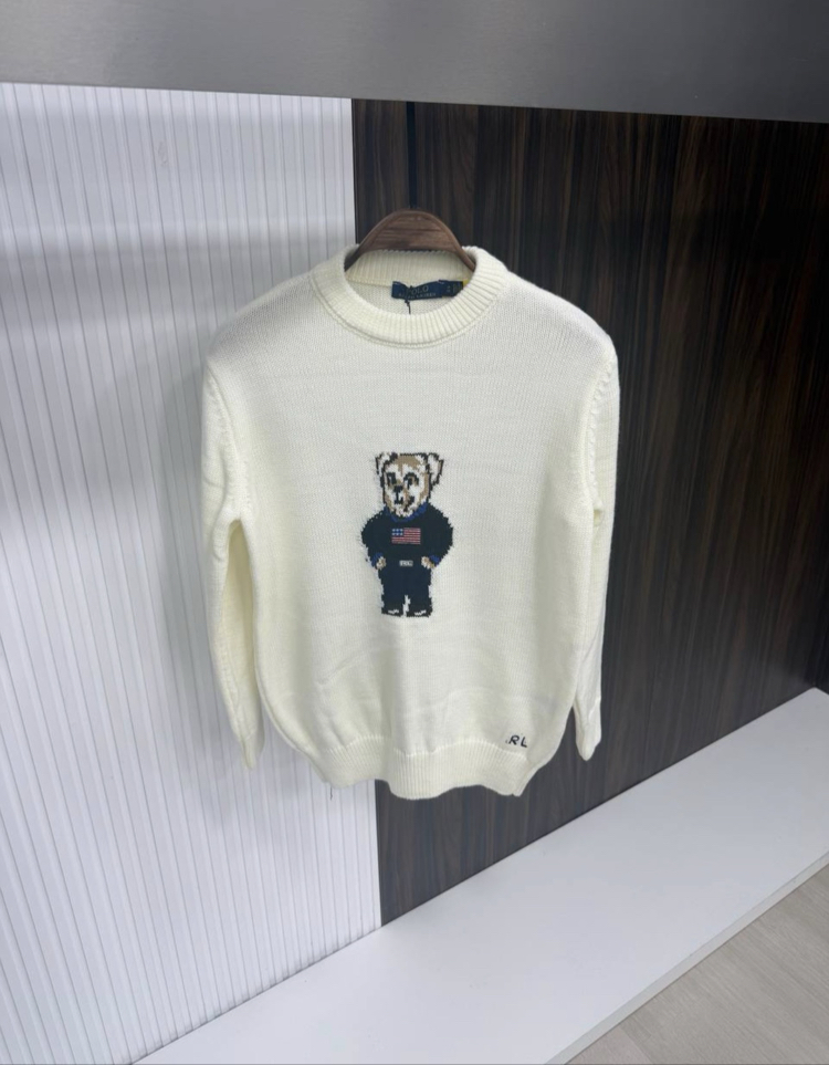 RALPH LAUREN BEYAZ İTHAL KAZAK