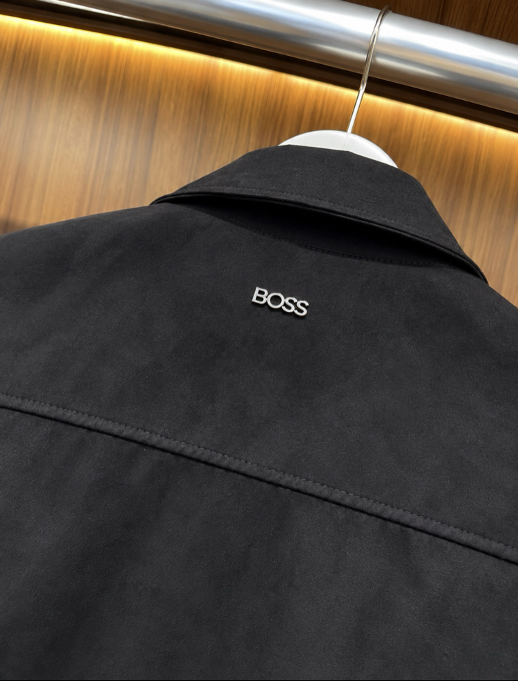 BOSS BLACK SÜET MEVSİMLİK CEKET
