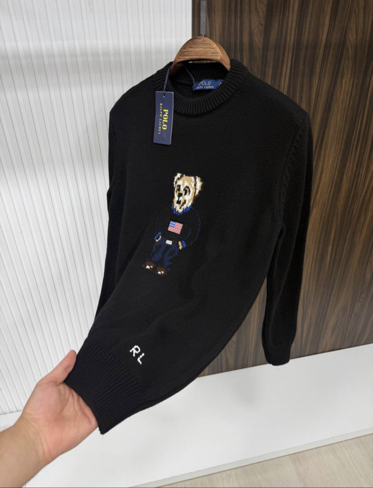 RALPH LAUREN BLACK İTHAL KAZAK