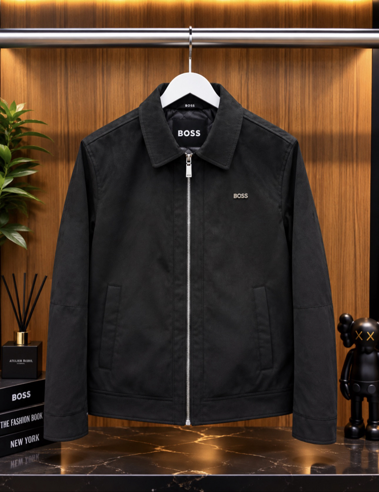 BOSS BLACK SÜET MEVSİMLİK CEKET