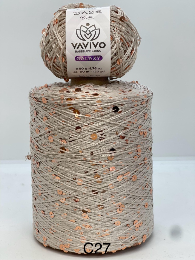 VAVIVO GALAXY 3+6 MM İRİ PULLU EL ÖRGÜ İPİ