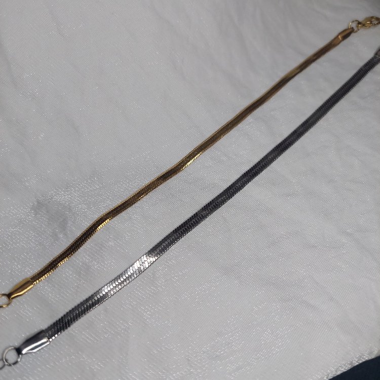 İtalyan zinciri unisex bileklik