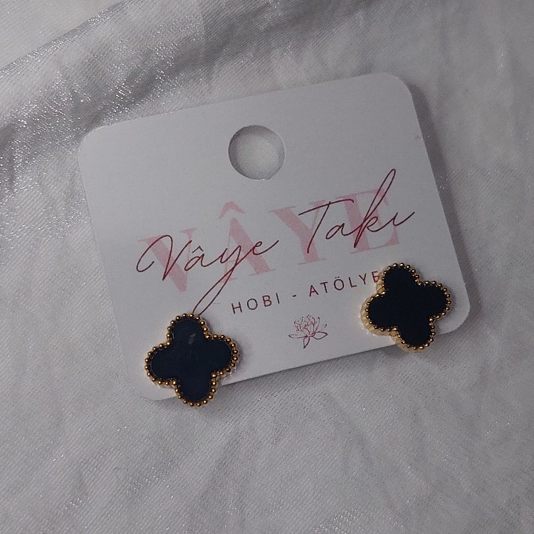 Yonca pimli küpe