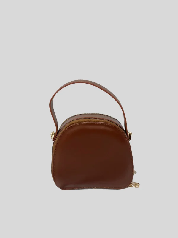 ÇİFT FERMUARLI OVAL ÇANTA
