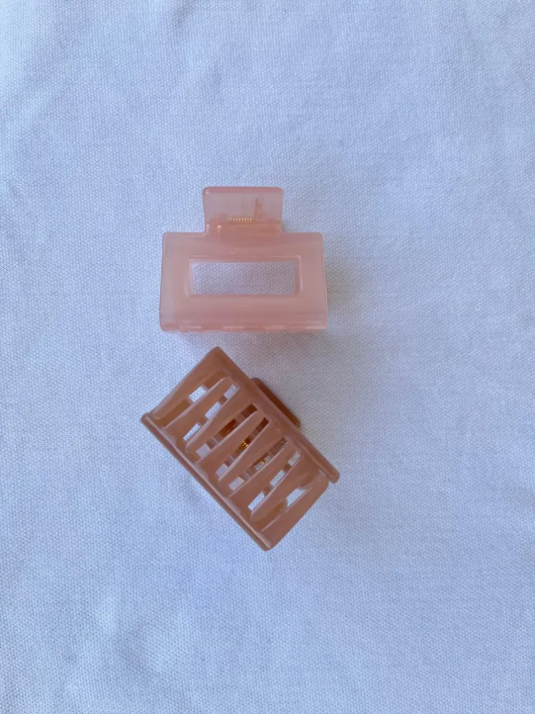 Pastel Renkli 2'li Orta Boy Saç Toka Seti