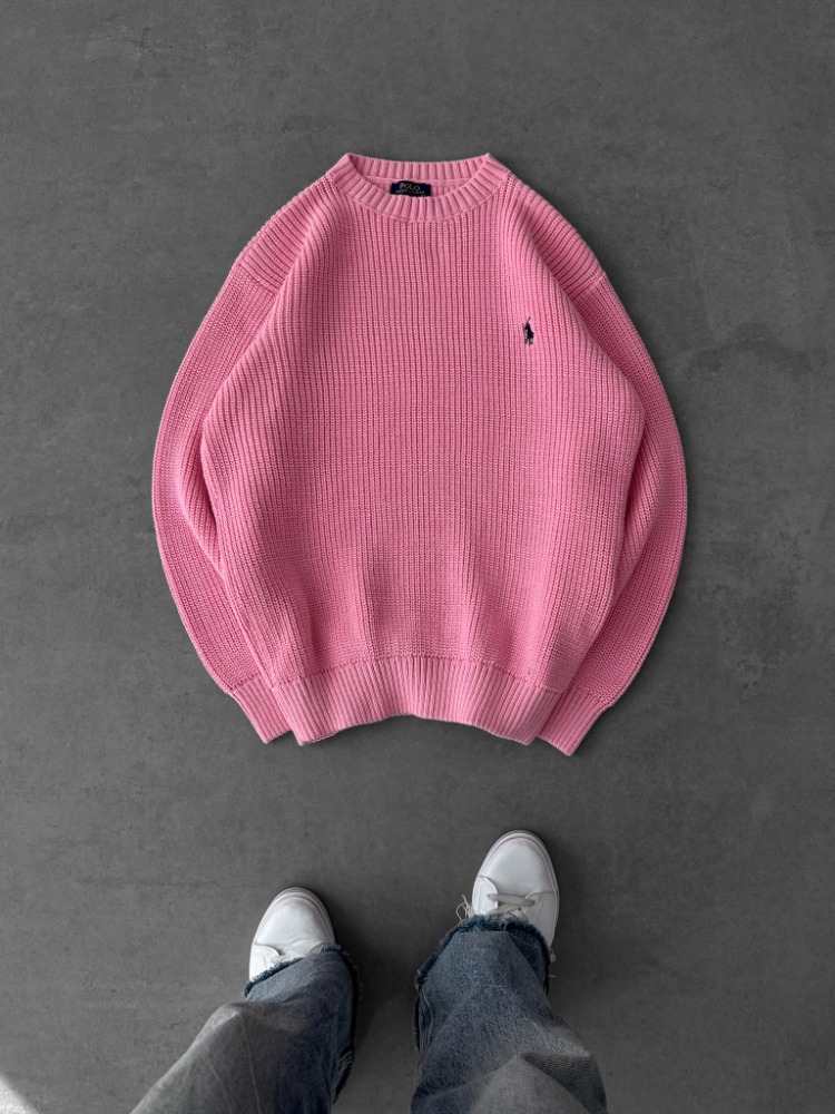 A Kalite PL Triko Sweatshirt - Pembe