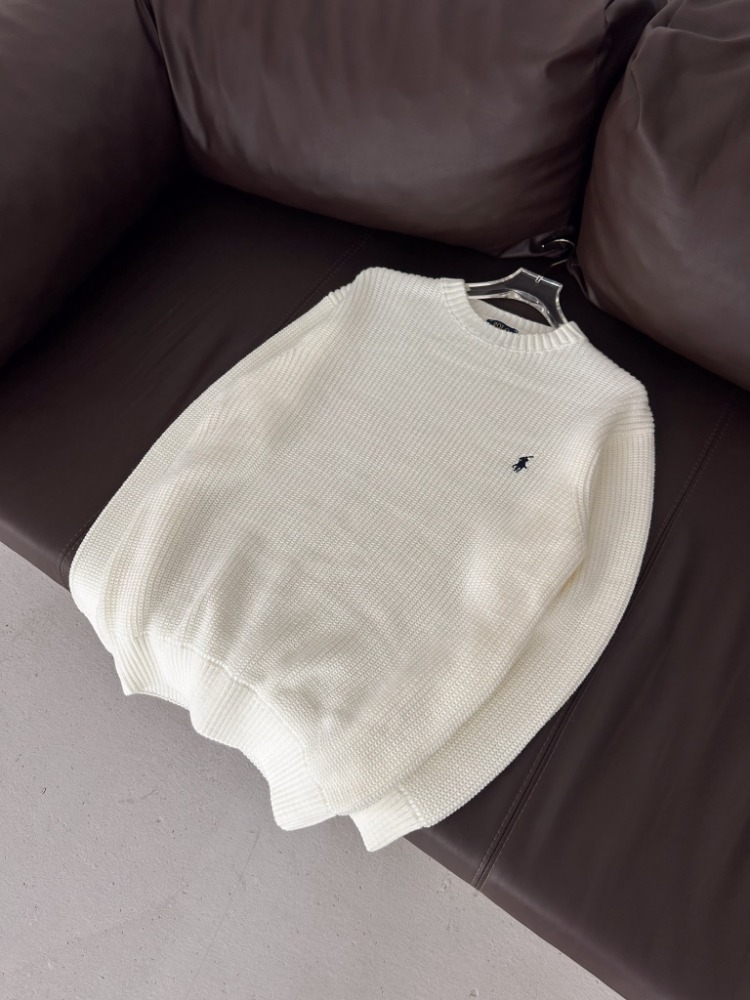 A Kalite PL Triko Sweatshirt - Beyaz