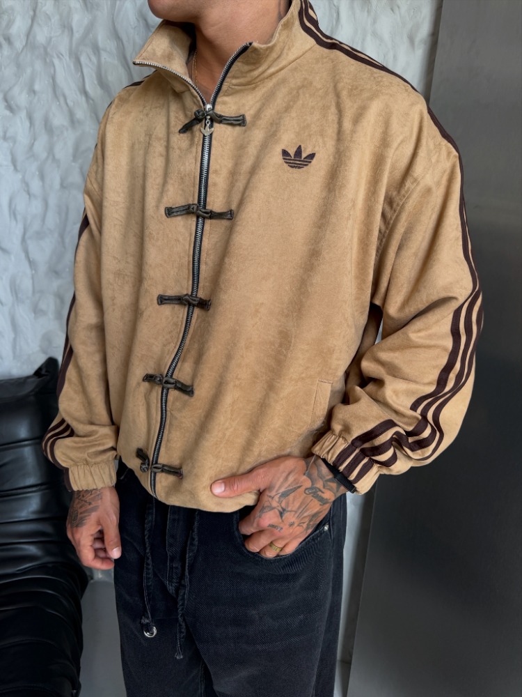 CHİNESE 1/1 Kalite Süet Ceket - Camel
