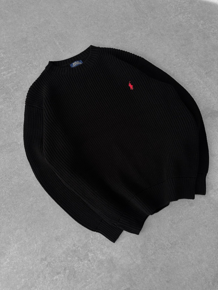 A Kalite PL Triko Sweatshirt - Siyah