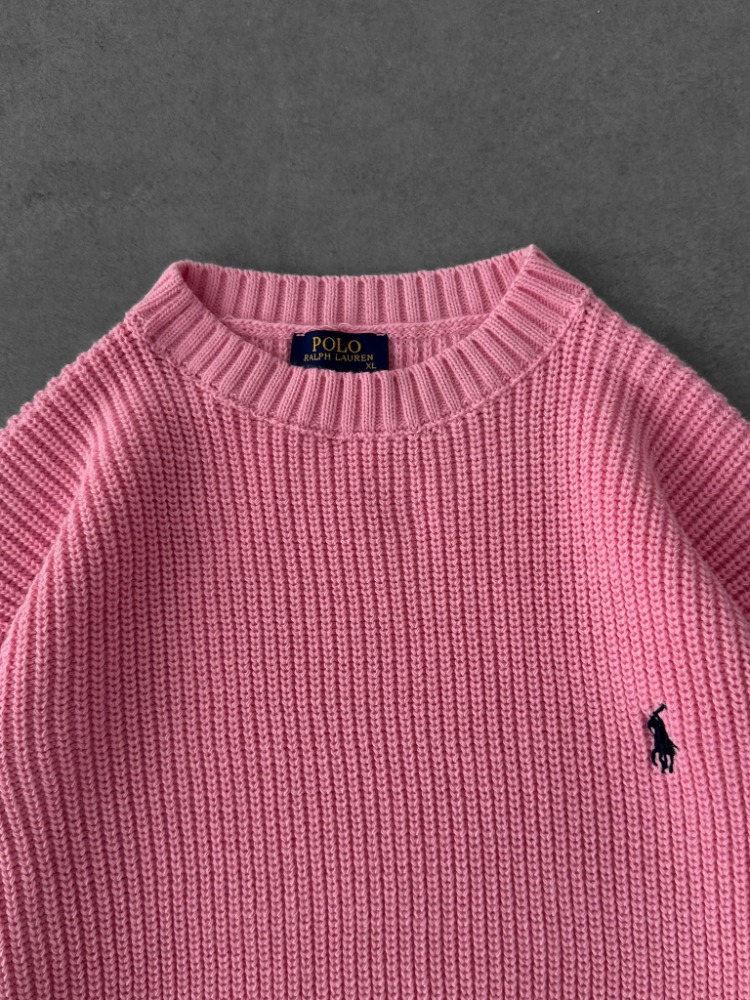 A Kalite PL Triko Sweatshirt - Pembe