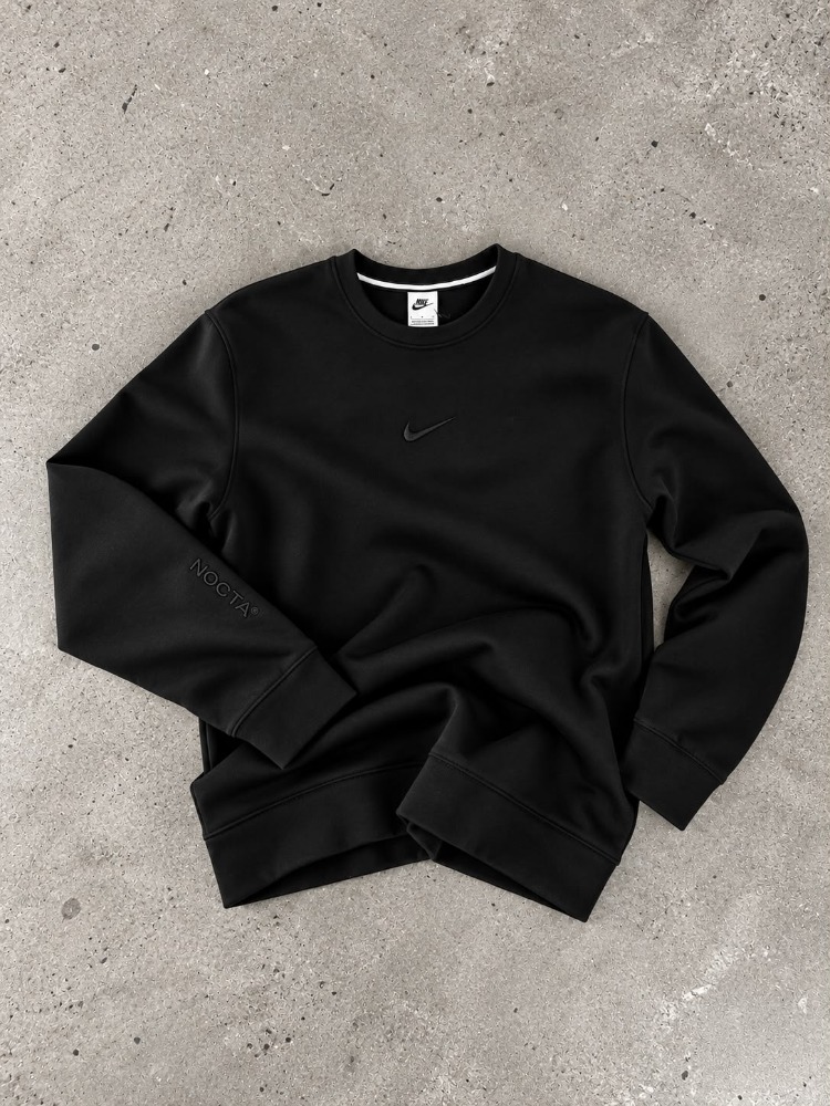 NK Double Face Kumaş Sweatshrit - Siyah