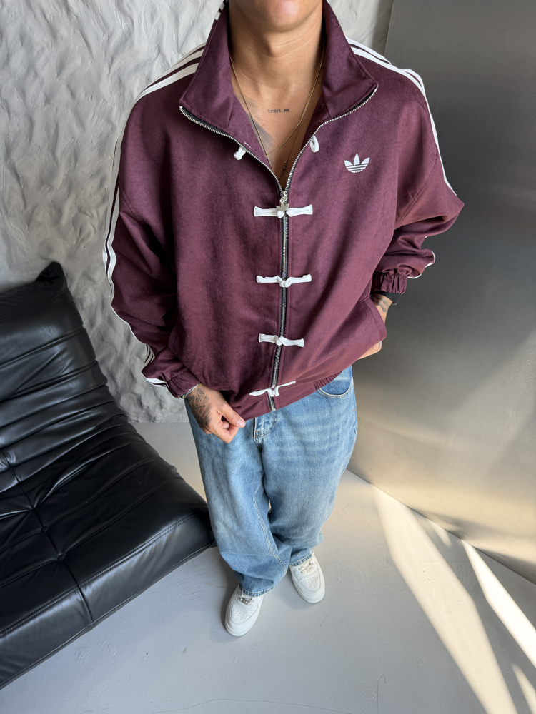 CHİNESE 1/1 Kalite Süet Ceket - Bordo