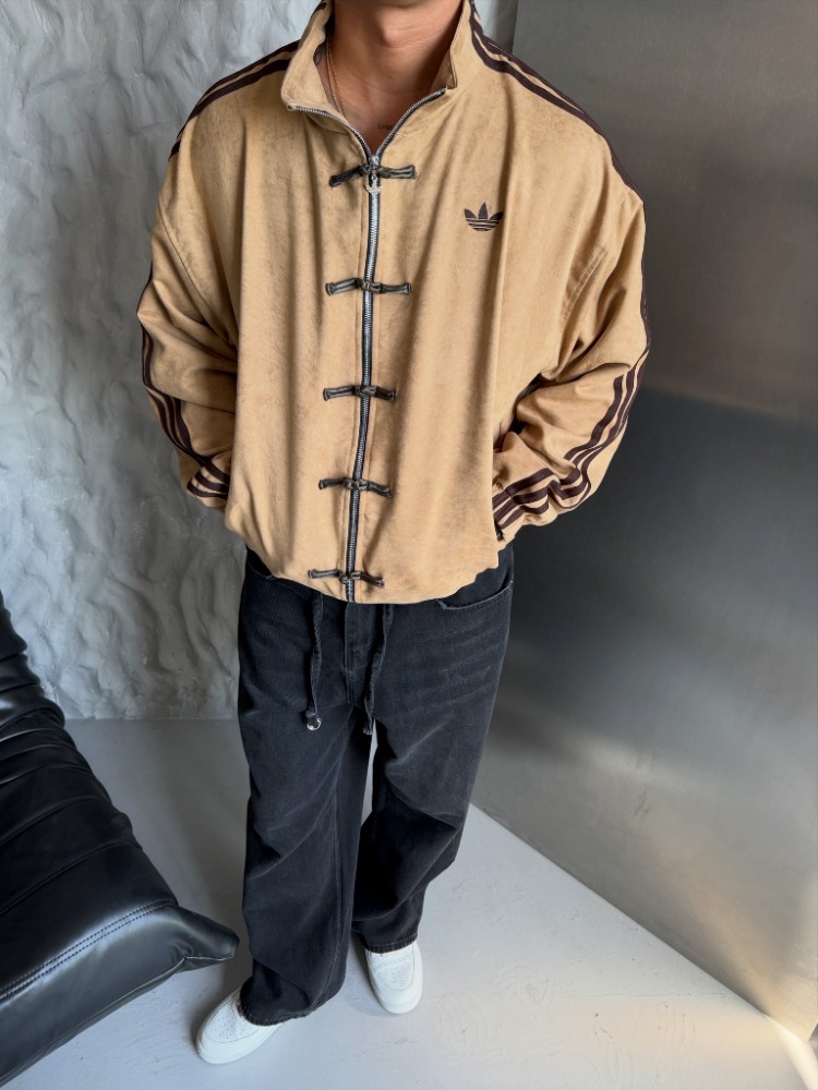 CHİNESE 1/1 Kalite Süet Ceket - Camel