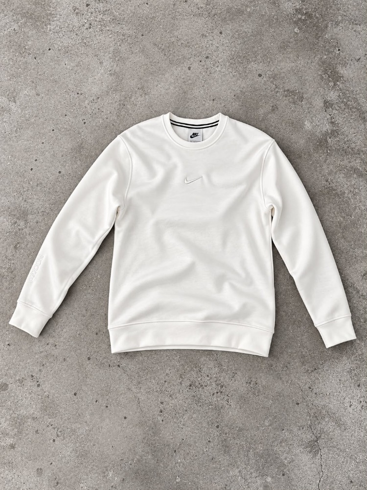 NK Double Face Kumaş Sweatshrit - Beyaz