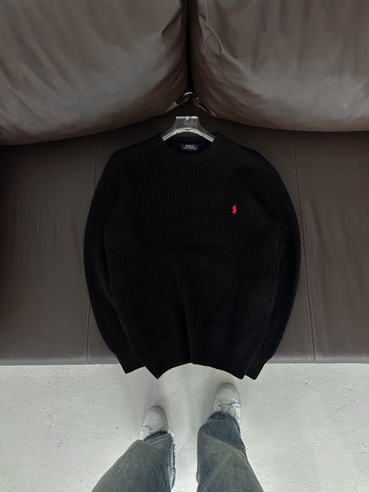 A Kalite PL Triko Sweatshirt - Siyah