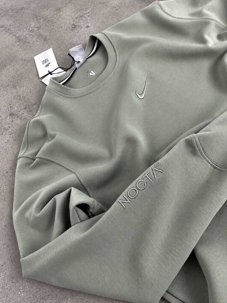 NK Double Face Kumaş Sweatshrit- Yeşil