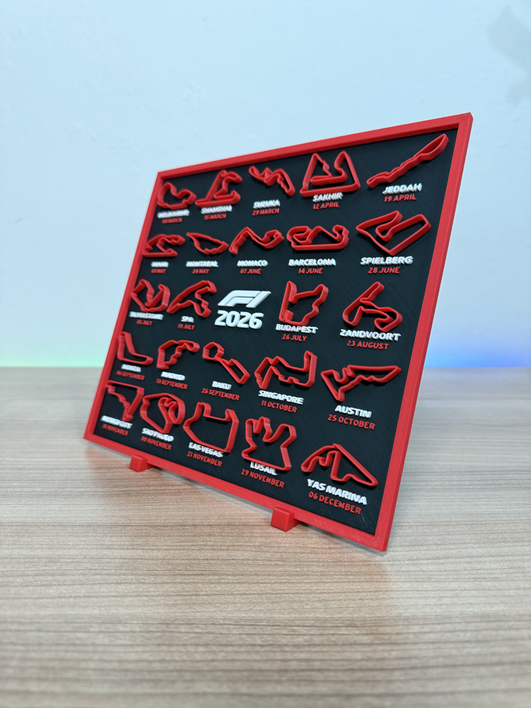 Formula 1 Masaüstü Takvimi Stantlı