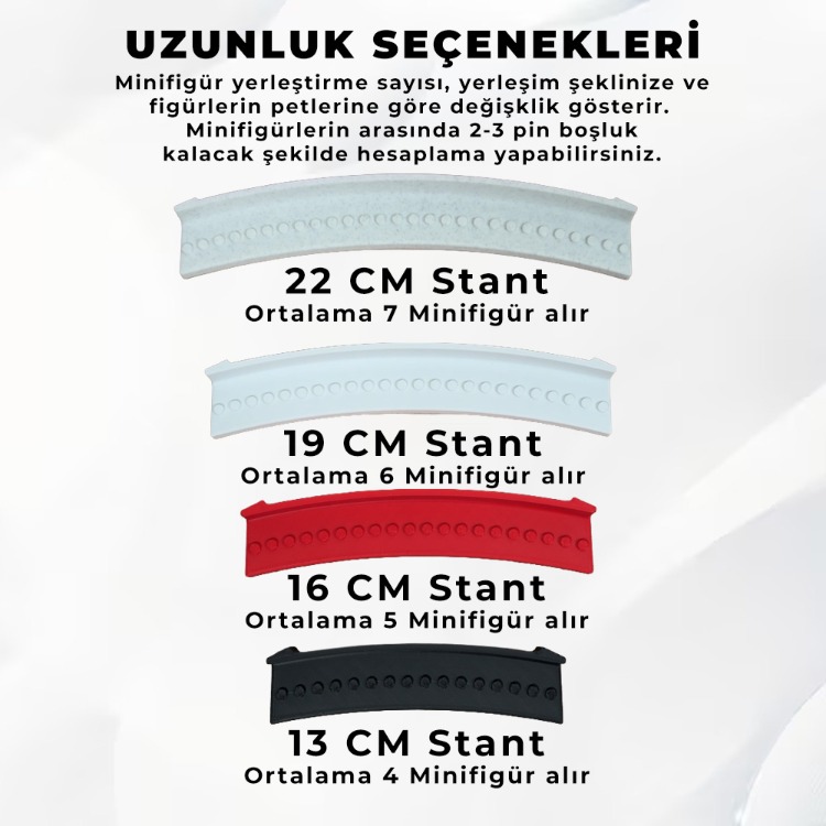Minifigür Standı 3 Katlı