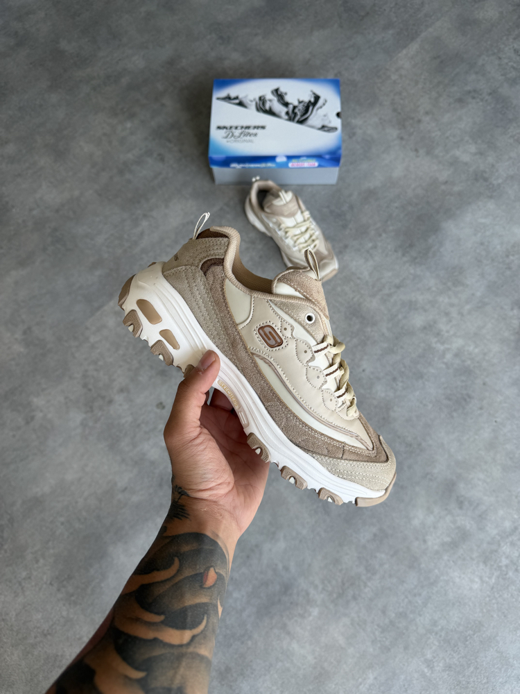 Skechers Dlites New Beige (Tam kalıptır)