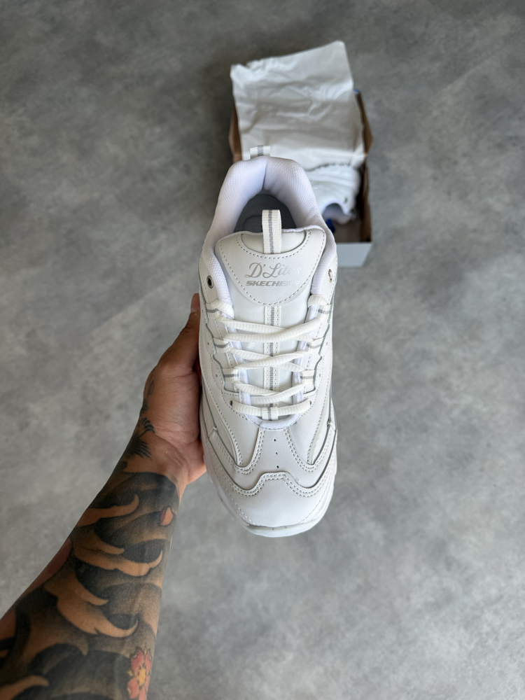 Skechers Dlites New White (Tam kalıptır)
