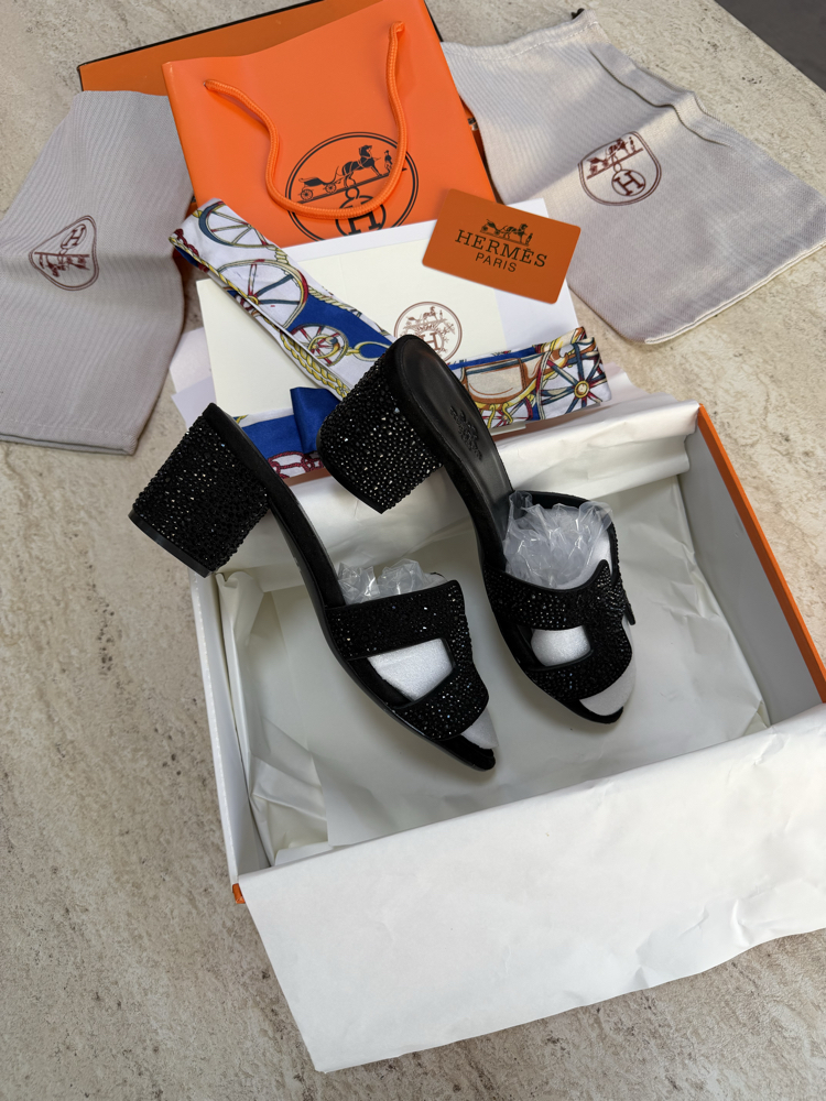 Hermes Oasis Grane Sandale Diamond (Full Set)