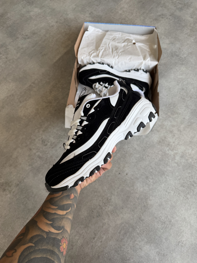 Skechers Dlites Black White (Tam kalıptır)