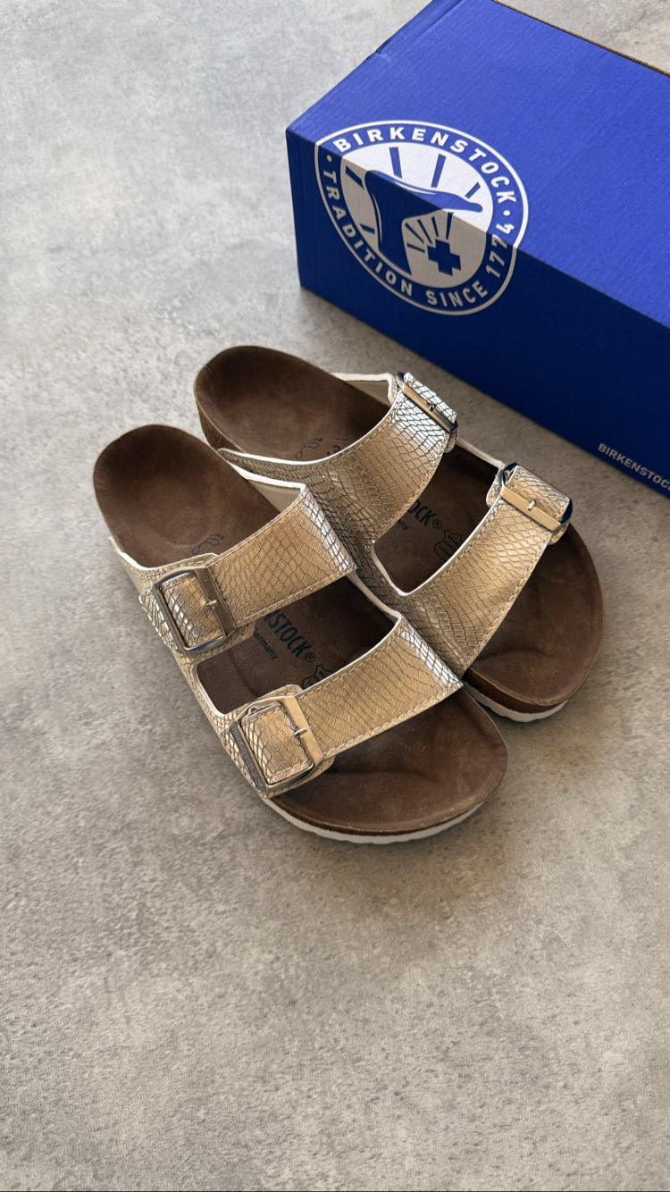 Birkenstock Snake Skin Gold Series V02