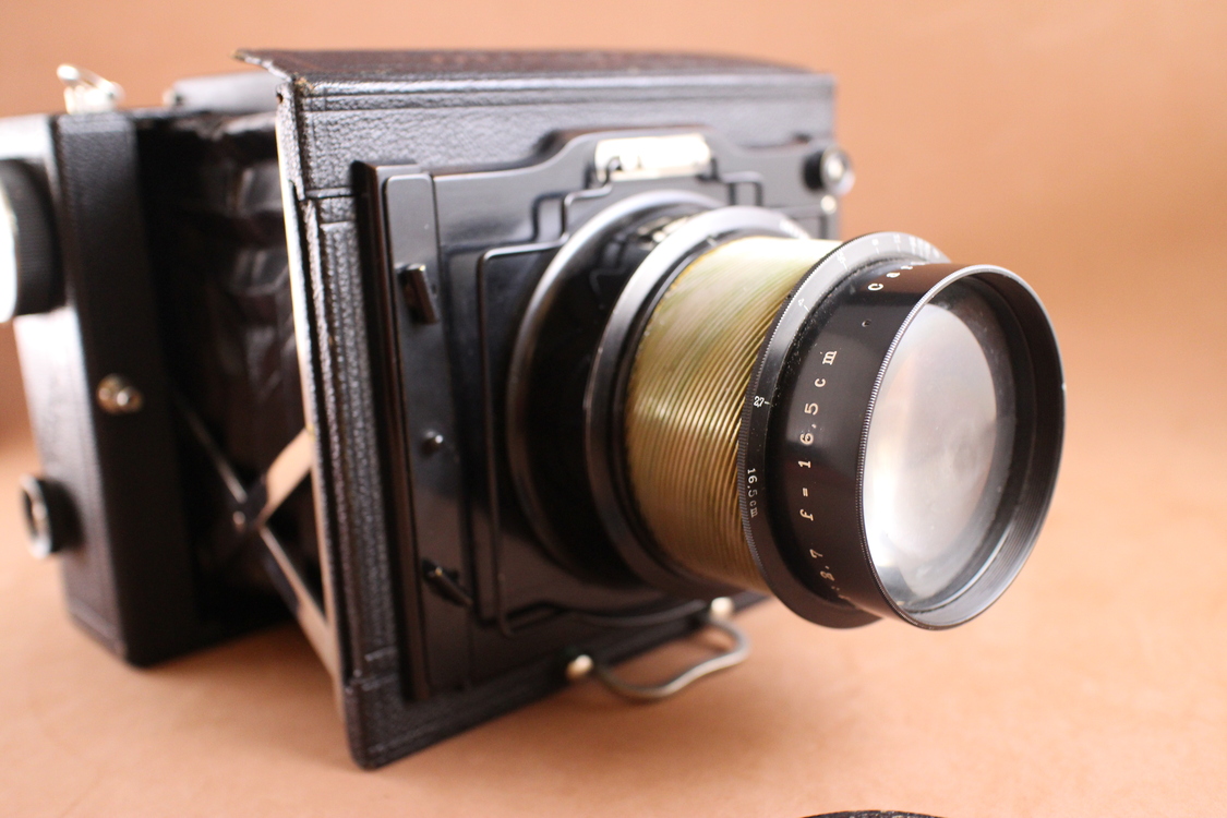 Zeiss Tessar 16.5cm f/2.7 Large Format Lens w/ Miroflex tam set