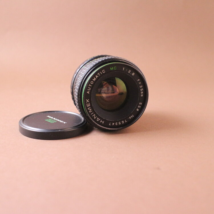 Hanimex f:35mm Pentax uyumlu lens