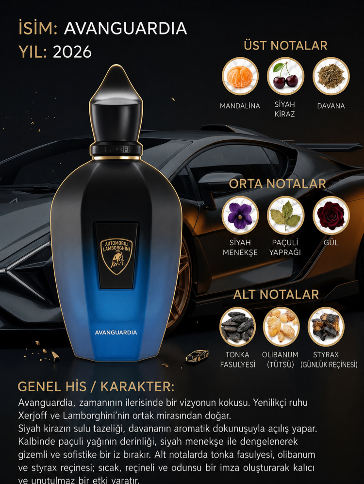 Xerjoff x Automobili Lamborghini Avanguardia