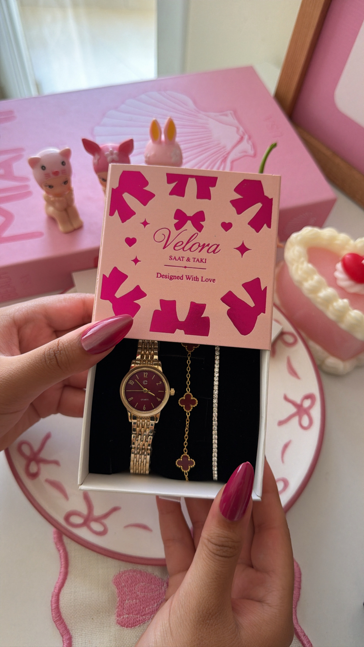 Gold bordo clasy set