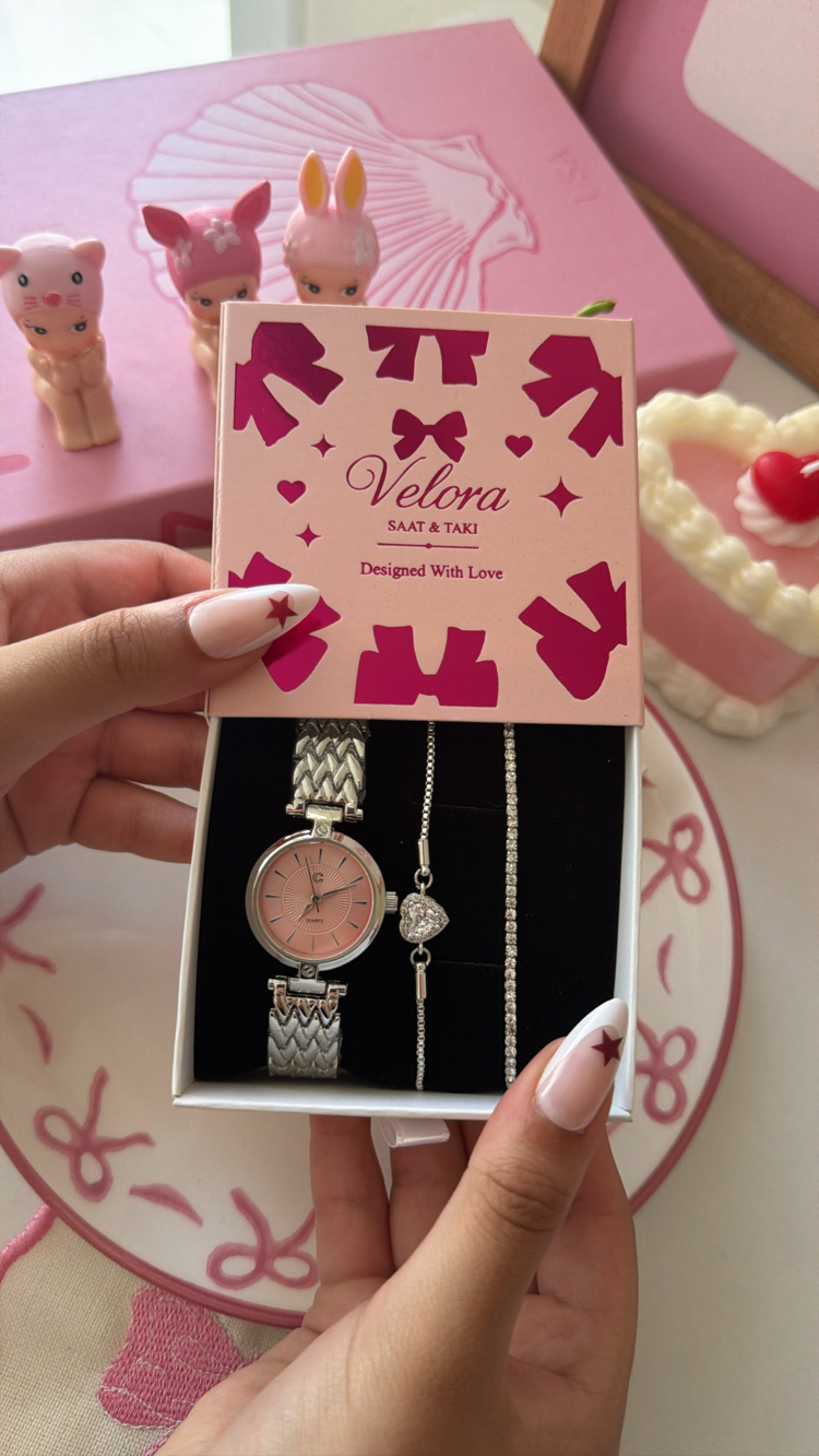 Pembe luna set