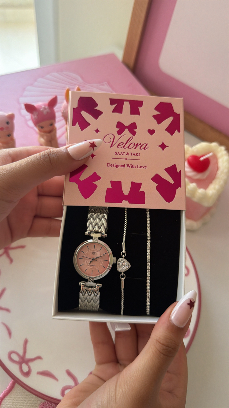 Pembe luna set